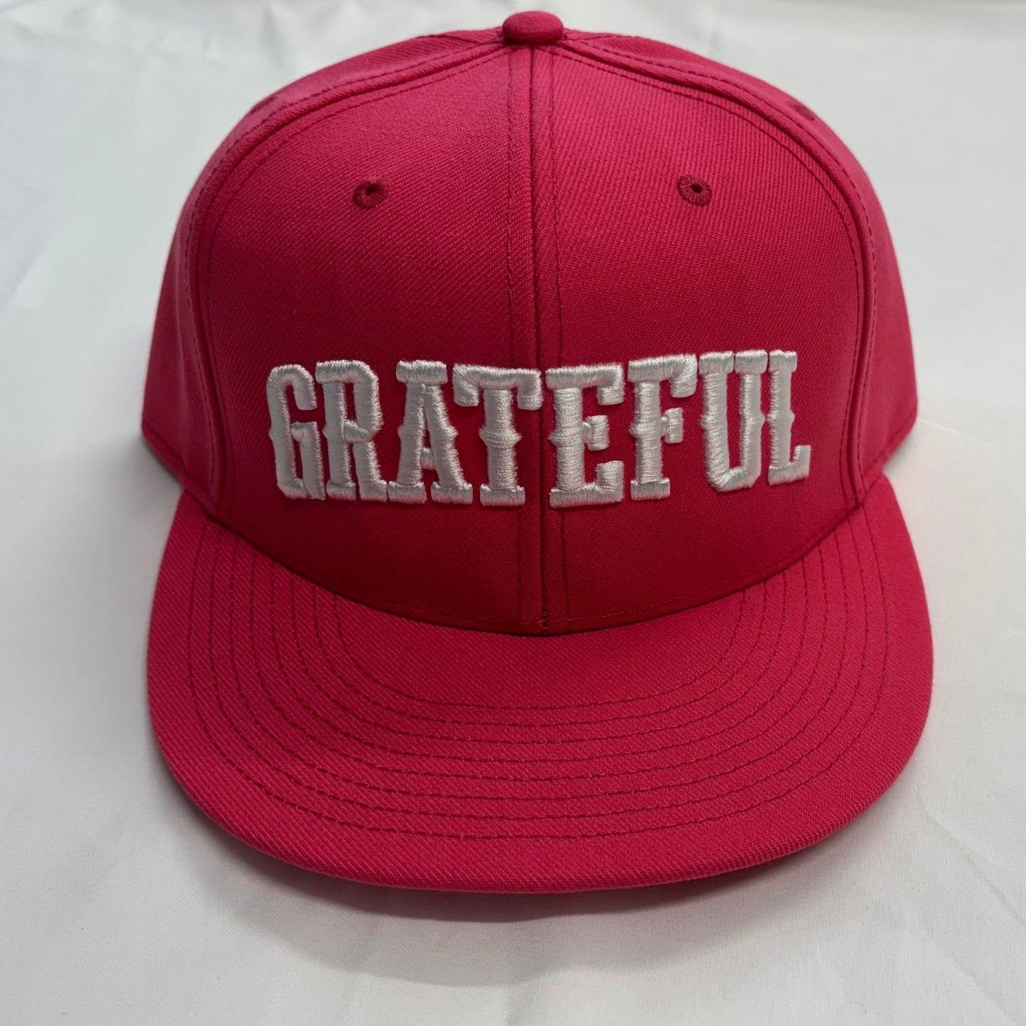 Grateful flat brimmed snapback