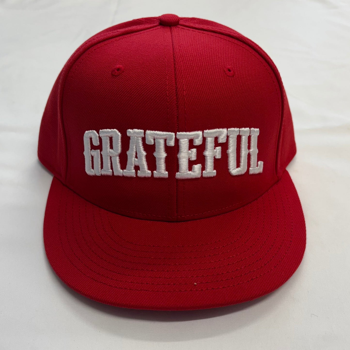 Grateful flat brimmed snapback
